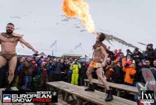 David-H Percussion performing at European Snow Pride 