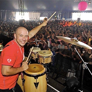 David-H Performing in the Wildfruit tent, main stage at Brighton Pride